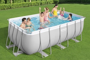 <span class=keywords><strong>Bestway</strong></span> — piscines gonflables de taille famille, rectangulaires, portables, cadre en <span class=keywords><strong>acier</strong></span>, pour l'extérieur, 56456 - Product Image 3