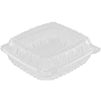 WH91 Cajas de Embalaje para Frutas y Sándwiches de Plástico Transparente Desechables Personalizadas al por Mayor, Hechas con Materiales Reciclados, Muestra Gratis