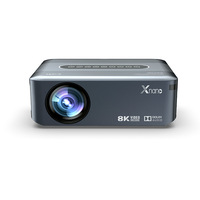 Projecteur LED X1 pour usage domestique, 8K Ultra HD, portable, WiFi double bande, Android 9, home cinéma, 400 lumens, stéréo HIFI