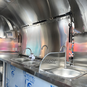 New Arrival 13ft Length Stainless Steel Eco-Friendly Rust Resistant <strong>Ice</strong> <strong>Cream</strong> Food <strong>Trailer</strong> with Full Kitchen for Outdoor Use - Product Image 5