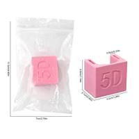 Outil magnétique multifonctionnel pour nail art en forme de U, gel œil de chat rose et blanc 5D, aimant à ongles absorbant la lumière large pour french manucure