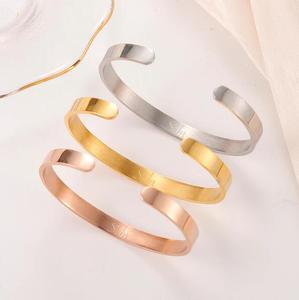 Bracciale Sabr Regolabile in Stile Islamico con Finitura Lucida, Regalo per l'Eid, Personalizzabile con Incisione, Gioiello di Moda - Product Image 5