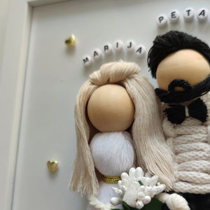 Hermosa historia de diseño de productos de corona de macramé ángulo de macramé muñeca DIY - Product Image 4