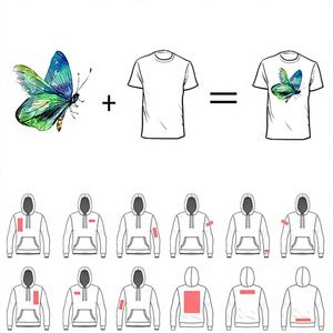 Sudadera con Capucha Oversize de Algodón para Hombre, con Estampado Puff, Unisex, Tejida, Antiencogimiento, con Logotipo Personalizable Impreso, Posición Frontal del Logotipo - Product Image 1