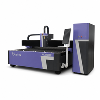Máquina de Corte Láser de Fibra CNC 2060 de Mesa Abierta para Chapa Metálica, 1500W-12000W, Cortadora Láser de Fibra para Placas de Acero Inoxidable y Acero al Carbono