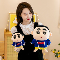 Nuevo Peluche Personalizable con Capucha, Temática de Oso Crayon Shin Chan, Muñeco de Peluche Suave y Adorable para Aliviar el Estrés