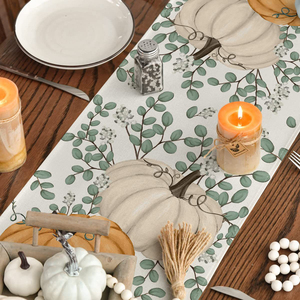 Tablerunner di zucca popolare per la decorazione del Festival del giorno del ringraziamento - Product Image 6