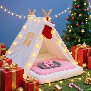 Paquete de 6 Tiendas de Campaña Tipo Tipi <span class=keywords><strong>para</strong></span> Fiestas Infantiles, Tienda de Juegos <span class=keywords><strong>para</strong></span> Interiores y Exteriores, Regalos de <span class=keywords><strong>Cumpleaños</strong></span> - Product Image 6