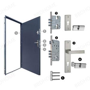 Bán Hot nhôm cửa đòn bẩy xử lý 72 Mét cửa thép xi lanh khóa - Product Image 2