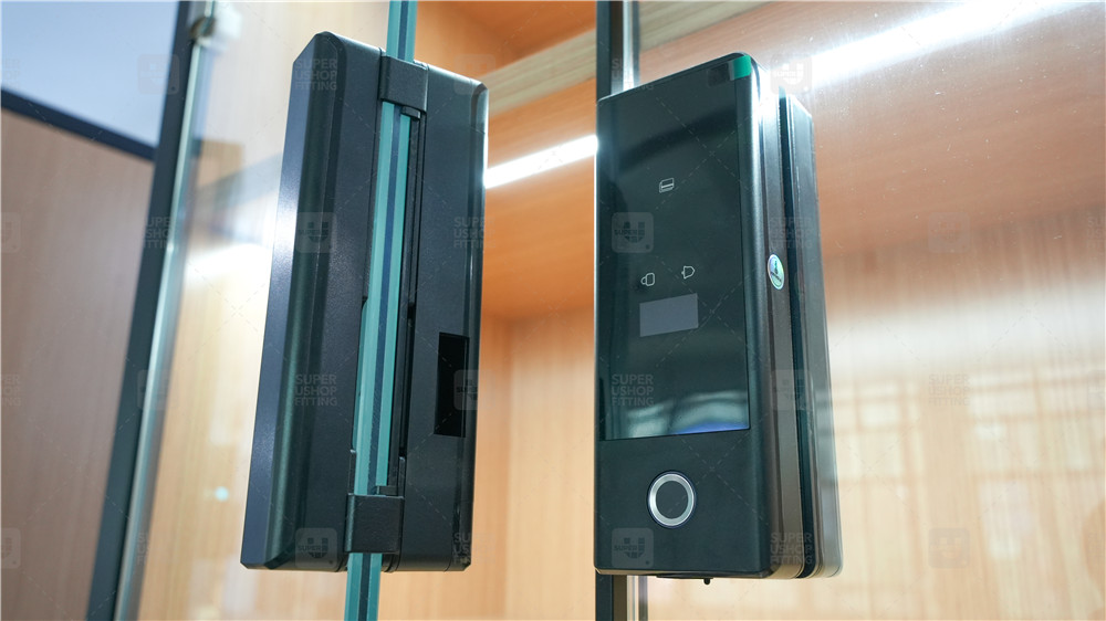 glass display cabinet with led lights