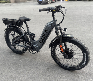 Vélo Électrique de Chasse <span class=keywords><strong>Hunter</strong></span> Couleur Camo Double Moteur Avant et Arrière 52v 60v 750w 1000w 1500w Longue Autonomie Tout-Terrain AWD E-Bike - Product Image 5