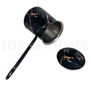 Autocollant argenté à revêtement de couleur Offre Spéciale personnalisé Chauffe-café de luxe Réchauffeur turc en acier inoxydable Cafetière - Product Image 4