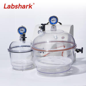 Attrezzatura da Laboratorio: Contenitore Trasparente in Plastica per Essiccazione Sottovuoto, Esiccatore con Pompa a Vuoto per Uso Laboratorio - Product Image 3