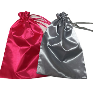 Bolsa de Satén de Seda Reciclable Personalizada al por Mayor con Cordón, Suave, con Logotipo Personalizado para Joyería, Regalo de Boda, Promoción, Bolsa Protectora contra el Polvo - Product Image 1