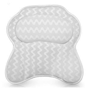 BBCare Extra Large Oreiller <span class=keywords><strong>de</strong></span> <span class=keywords><strong>Bain</strong></span> Papillon avec 6 Ventouses Fortes 4D Matériel Spa <span class=keywords><strong>Coussin</strong></span> <span class=keywords><strong>de</strong></span> <span class=keywords><strong>Bain</strong></span> pour Baignoire Camping En Plein Air Voyage - Product Image 1