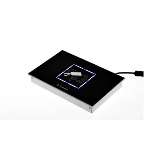 Venta caliente RFID sin contacto NFC lector de tarjetas escritor Rfid interfaz USB lector de tarjetas de escritorio