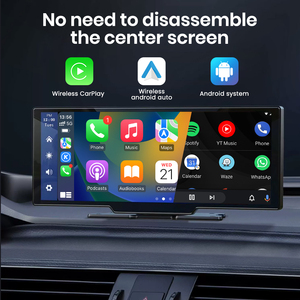 10x26 ''xách tay Carplay màn hình-Android 12, không dây tự động/<span class=keywords><strong>GPS</strong></span>, 5 Wát Loa - Product Image 3