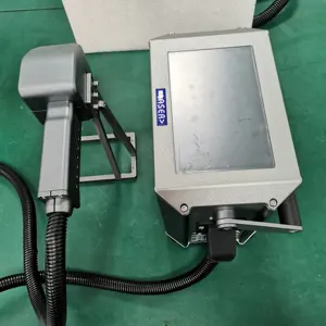 Portable Handheld Laser Marking Engraving Machine With Bar Code Scanner For Serial Number Marking On Metal And Plastic