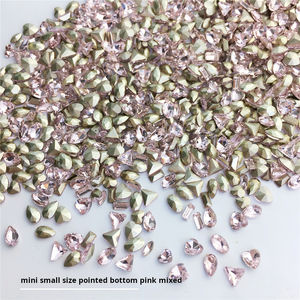 Mini bijoux en verre <span class=keywords><strong>strass</strong></span> pour ongles, 100 pièces/sac, paillettes, cristal, diamant, nail art, décoration DIY, nouveauté - Product Image 3