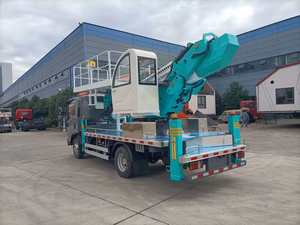 Nacelle élévatrice Isuzu 4x2 montée sur véhicule avec benne, neuve, plateforme de travail en hauteur, diesel, transmission manuelle - Product Image 4