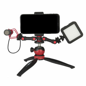 Poptel — support pour caméra de Streaming en direct, <span class=keywords><strong>bras</strong></span> magique <span class=keywords><strong>articulé</strong></span> pour remplissage de téléphone et Microphone - Product Image 3