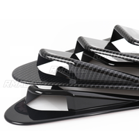 2PCS Cache-vitre arrière de voiture pour Audi A4 S4 B8 Sedan 2009-2016 Quater Window Ouvers Side Vent Trim Car Styling