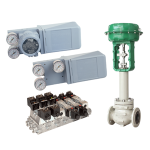 Positionneur de vanne Masoneilan 4700E/4701E, électrovanne IMI Norgren SXE, actionneur pneumatique Fisher 657/667 - Product Image 1