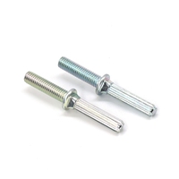 Factory Direct OEM verzinkter Kohlenstoffs tahl Stab Metall gerändelter Pass stift Spezial bolzens tange 4.8 8.8 Gewindes tangen