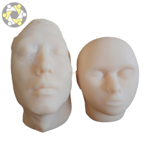 Mannequin facial en silicone avec os internes pour la chirurgie esthétique, la science médicale, modèle anatomique E0502 Chine - Product Image 2