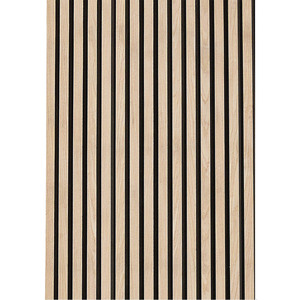 Pannelli Acustici Decorativi in Impiallacciatura di Rovere Chiaro Facili <span class=keywords><strong>da</strong></span> Installare 2400x600mm 27mm per Soggiorno - Product Image 3