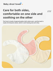 Artículos Baratos para Bebés, Baberos para Niños de Algodón Puro, Paños Absorbentes para Eructos, Baberos para Bebé de 4 Capas para Niños y Niñas - Product Image 4