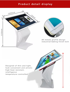 Tự phục vụ <span class=keywords><strong>kiosk</strong></span> 32/43/55 inch màn hình cảm ứng trong nhà <span class=keywords><strong>kiosk</strong></span> tương tác với k-hình dạng đứng cho các nhà hàng và trung tâm mua sắm - Product Image 5