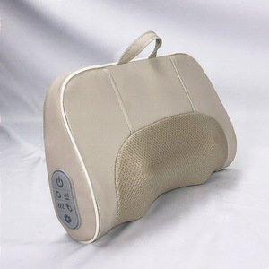 Neck Shoulder Massage Pillow Pu Leather Heating Infrared Therapy For Neck Back Waist Hip Legs - Product Image 3