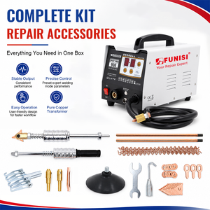 FUNISI 90E <strong>Dent</strong> <strong>Puller</strong> &amp; Welder Steel Metal Car Body <strong>Dent</strong> Repair Equipment Spot Welding <strong>Dent</strong> <strong>Puller</strong> Machine Repair Kit - Product Image 3