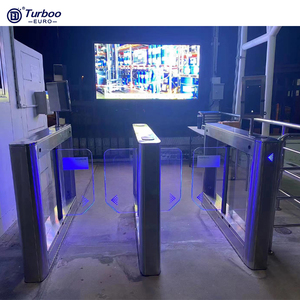 출석 시간 지문 터슬 카드 리더 얼굴 인식 액세스 제어 보안 스윙 게이트 터슬 사무실 용 - Product Image 2