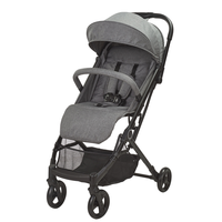 Poussette pour bébé économique à dossier mécanique autoportante et compacte à une main