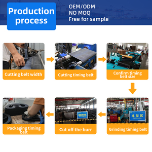 Nhà Sản Xuất Công Nghiệp Cao Su Thời Gian Vành Đai Màu Đen S8M 288 328 352 376 384 480 392 400 408 424 520 432 440 456 464 472 488 496 512 - Product Image 3