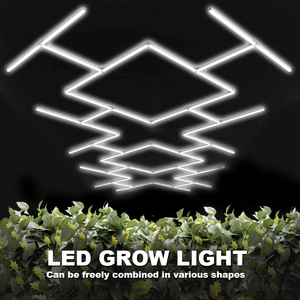 Waterproof Design Hexagonal Honeycomb LED Grow <b>Light</b> Hex Home Ceiling Grow Lamp for Small Garden Detailing Workshop Herbs - Product Image 1