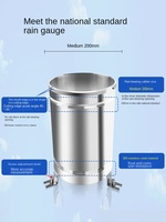 Capteur de mesure de pluie à broches en acier inoxydable Pulse RS485 YUNFEI YF-YL pour station météo