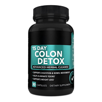 Capsules amincissantes pour femmes, marque privée OEM, vente en gros, nettoyant pour le côlon, soutien à la santé intestinale sur 15 jours