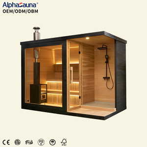 <span class=keywords><strong>Sauna</strong></span> électrique en cèdre d'extérieur personnalisé, <span class=keywords><strong>sauna</strong></span> humide, <span class=keywords><strong>sauna</strong></span> sec d'extérieur avec véranda, <span class=keywords><strong>sauna</strong></span> d'extérieur, fabrication OEM - Product Image 1