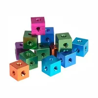 Bagian Pengikat Braket Printer 3D M8 M10 Konektor Blok Mur Kubus Sekrup Mur Aksesoris DIY Fitting Umum