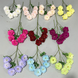 Flores Artificiales de Peonía, 6 Cabezas, Flores de Seda para Decoración de Bodas y Hogar - Product Image 2