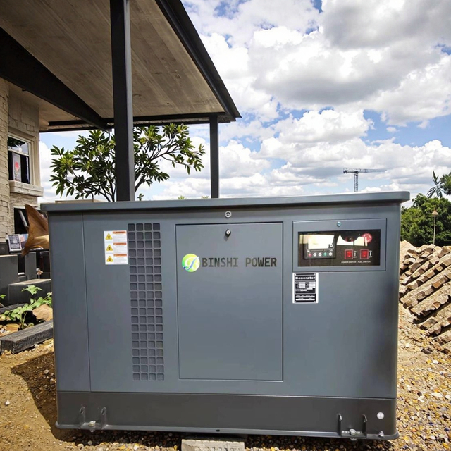 Open Type 11KW 12KW 13KW 14KW 17KW 18KW Portable Dual Fuel Gas Generator Set 2 Cylinder Natural Gas Gasoline Petrol Inverter