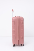 Individuelles Logo Rosa 20/24/28 Zoll PP Hartschalen 3-in-1 Reise-Trolley-Set Kratzfestes Gepäck