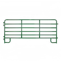 Panneau de clôture de ferme en acier galvanisé, écologique, facilement assemblable, clôture amovible pour bétail, chevaux et moutons, hauteur de 10 pieds