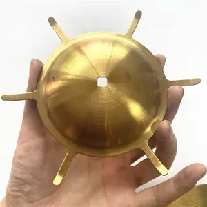 ODM customized metal shell stamping and stretching processing for brass tableware
