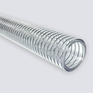 Tuyau hydraulique tressé transparent en PVC de qualité alimentaire pour l'arrosage et l'irrigation pour le jardin et la ferme - Product Image 1