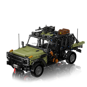 Khuôn Vua 20042 Caracal Sa Mạc Động Cơ Điều Khiển Khối Xây Dựng Trận Chiến Quân Đội Xe Tải Lắp Ráp Khối Đồ Chơi Moc Gạch Bộ Dụng Cụ Cho Trẻ Em - Product Image 1