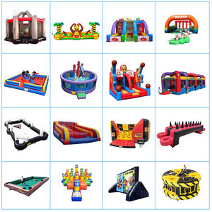 Mua trò chơi giá rẻ cho thuê công viên giải trí Hoopla bơm hơi khổng lồ billard trò chơi - Product Image 5